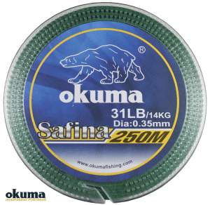 Okuma Safina Dynema 4 Örgü 250 mt 0,33 mm Green Color Misina