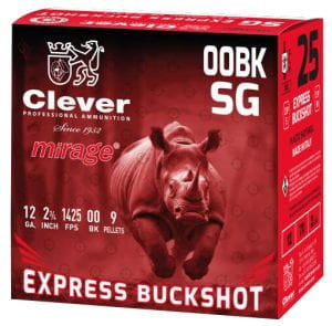 MIRAGE EXPRESS BUCKSHOT COPPER 11/0 9 PELLETS - 12 CAL.