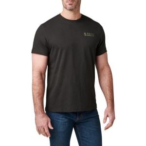 5.11 BREW GROUNDS TEE BLACK T-SHIRT