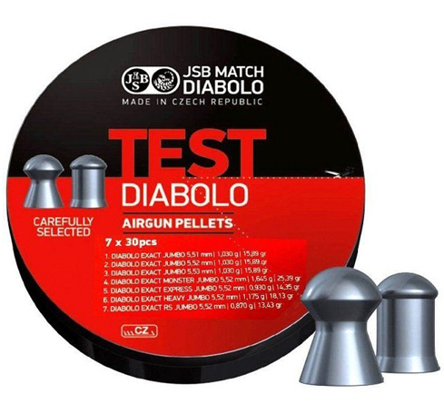 JSB TEST DIABOLO 5,5 MM SAÇMA SETİ / 210 ADET