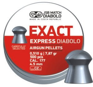 JSB EXACT EXPRESS DIABOLO 7.87 GRAIN 4,51 MM SAÇMA / 500 ADET