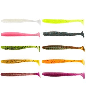 Lucky John S-Shad Tail 2.8'' 7.11 cm Silikon Yem