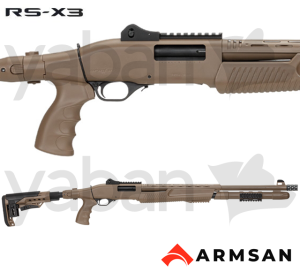 ARMSAN ARMTAC RS-X3 CERAKOTE SAND TELESKOPİK POMPALI AV TÜFEĞİ