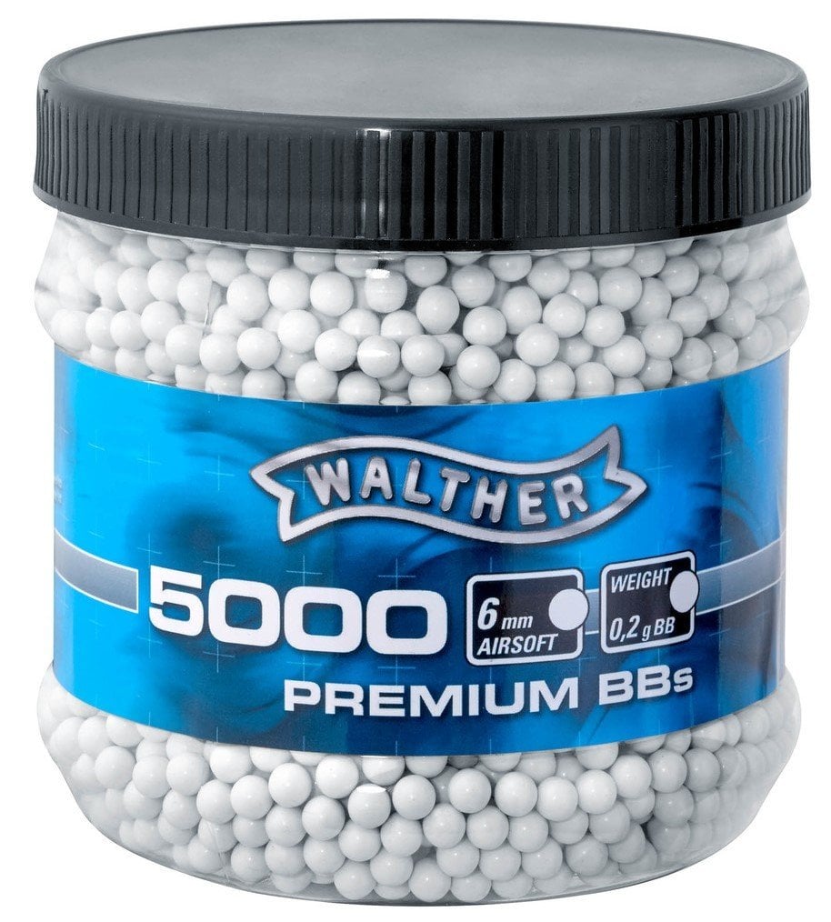 UMAREX WALTHER PREMIUM 0,20 GRAM 6 MM AIRSOFT BBs / 5000 ADET