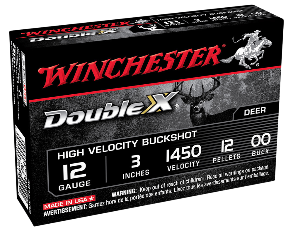 WINCHESTER (USA) DOUBLE-X MAGNUM BUCKSHOT 12 PELLETS - 12 CAL.