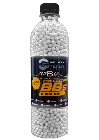 GMAX 0,20 GR 6 MM AIRSOFT BBS / 3000 ADET