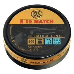 RWS R10 MATCH 0,45 GRAM 4,5 MM SAÇMA 500 ADET