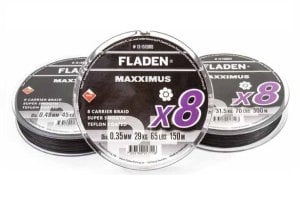 FLADEN MAXXIMUS 8X SİYAH 150 MT ÖRGÜ MİSİNA