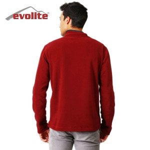 Evolite Fuga Bordo Erkek Mikro Polar Sweater