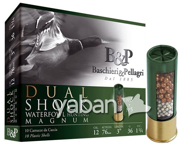 B&P DUAL SHOCK MAGNUM 36 GR. AV FİŞEĞİ - 12 CAL.