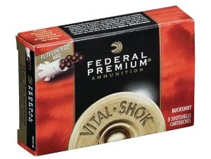 FEDERAL VITAL-SHOK WITH FLITECONTROL 12 PELLETS BUCKSHOT - 12 CAL.