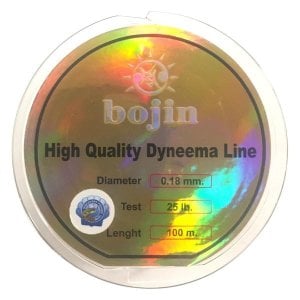 BOJIN Dyneema İp Misina 100 m - 0.18 mm Renk:Yeşil