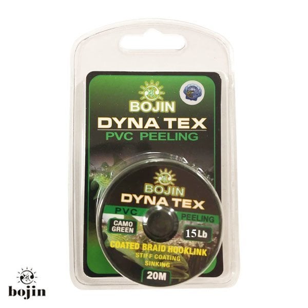 .BOJIN Dynatex Pvc Peel 15 Lb 8KAT 20m.Camo Green