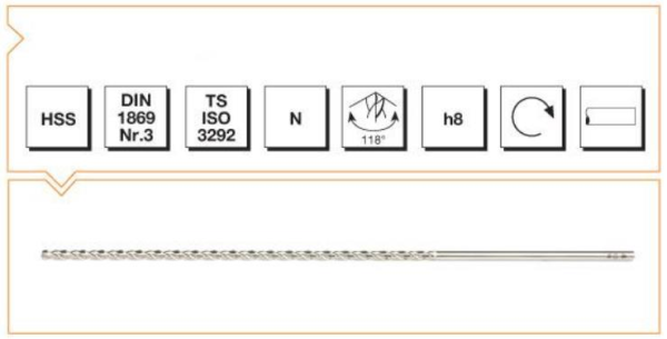 MAKİNA TAKIM HSS DIN 1869 3 RN MATKAP 7 MM B00007560700