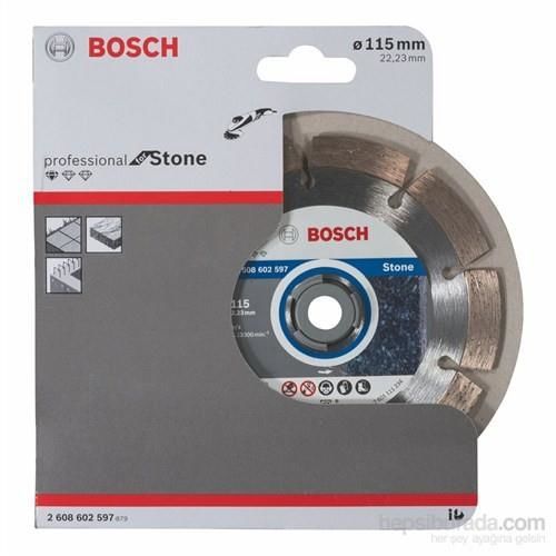 Bosch 115x22,23mm Elmas Kesme Diski Standart For Stone SFSTONE