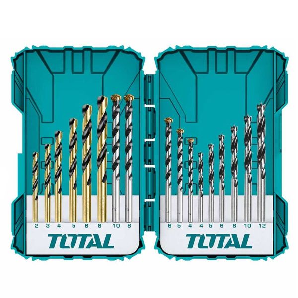 Total TACSDL11601 Metal, Beton ve Ahşap Uç Seti 16 Parça