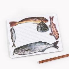 Balıklı hem mousepad hem notluk