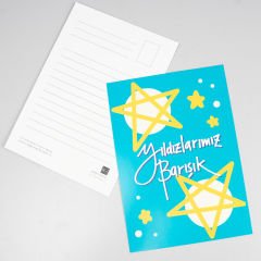 İkili Uyum Kartpostallar - Yıldızlarımız Barışık