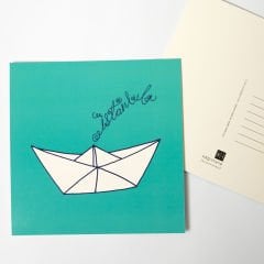 İstanbul Kâğıt Gemi Kartpostal