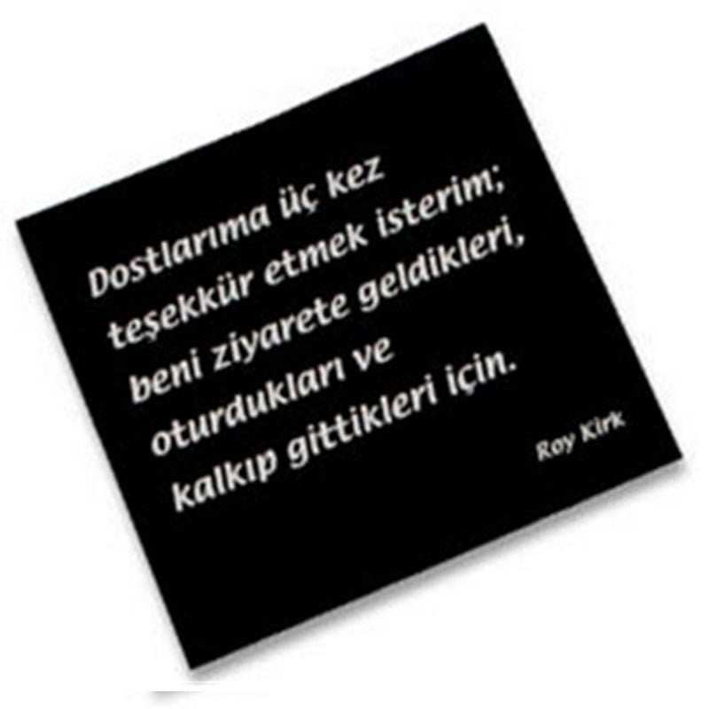 Özlü Sözlü Magnet - Dostlarıma