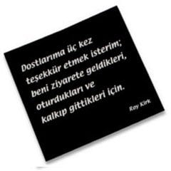 Özlü Sözlü Magnet - Dostlarıma