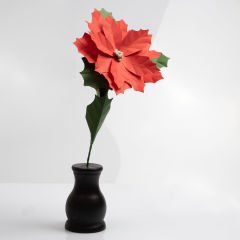 Siyah Vazosunda Atatürk Çiçeği