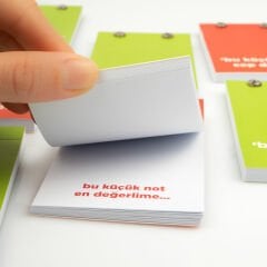 'bu küçük not' Cep Defteri Turuncu