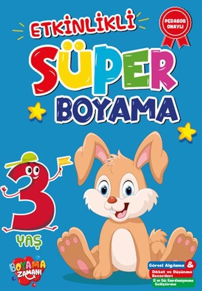 Etkinlikli Süper Boyama 3 Yaş