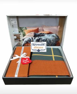 Cotton Box Modern Tek Kişilik Nevresim Takımı Stark Tarçın