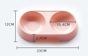 Çift Bölmeli Evcil Hayvan Mama Kabı