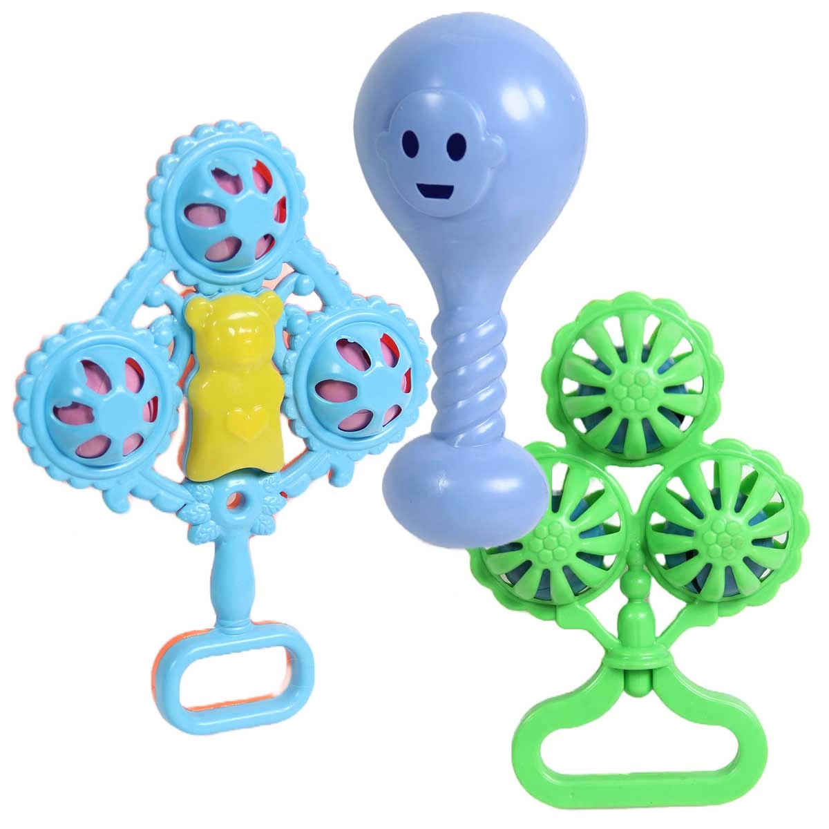 Mutlu Bebekler PVC'de Üçlü Çıngırak Seti