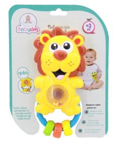 URT041-004 BABYCİM NEŞELİ SSLİ PİLLİ ASLAN ÇINGIRK