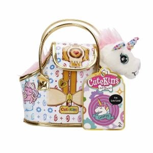 10873 Cutekins Taşıma Çantalı Peluş Unicorn Lou Lou 