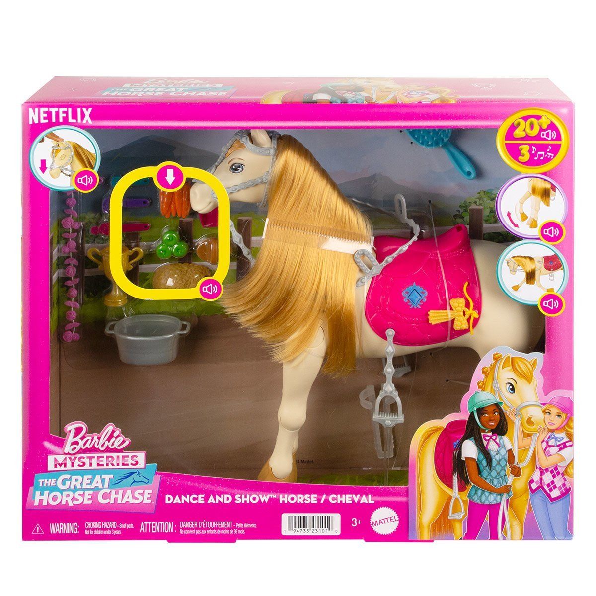 HXJ42 Barbie ve Dansçı Atı - Barbie Mysteries: The Great Horse Chase