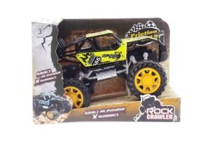 Rock Crawler Metal Büyük Sürtmeli Arazi Aracı Sarı