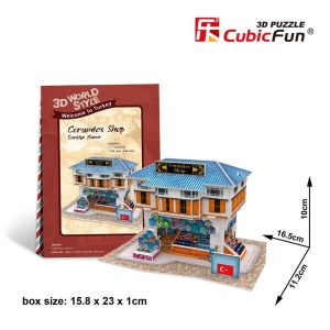 Cubic Fun 3D 25 Parça Puzzle Türk Seramik Mağazası