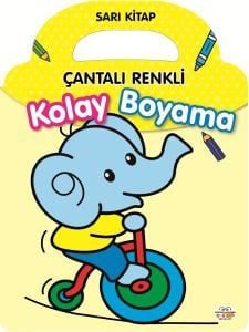 Çantalı Renkli Kolay Boyama- Sarı Kitap