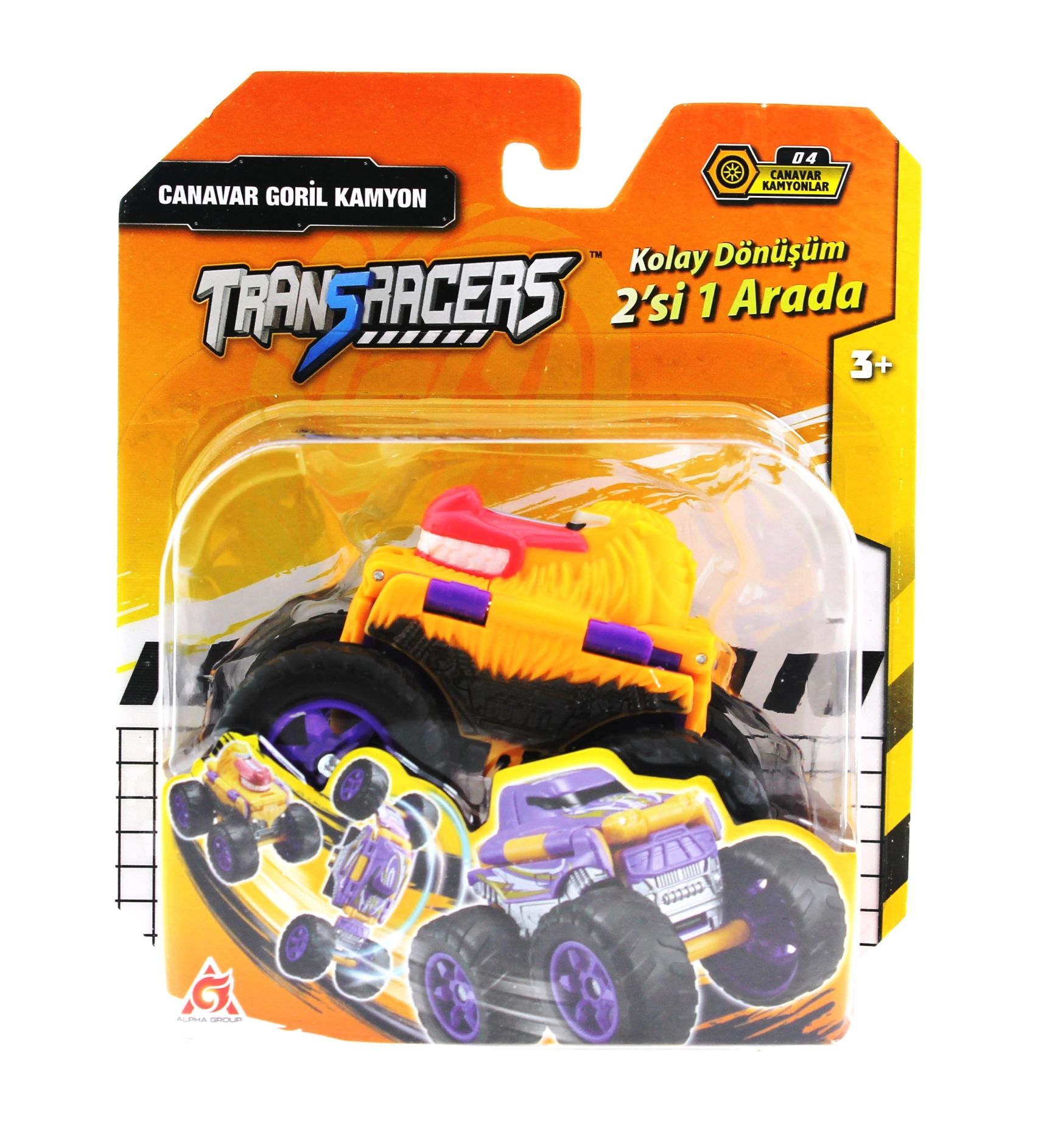 Transracers Dönüşen Araçlar Canavar Goril / Kamyon