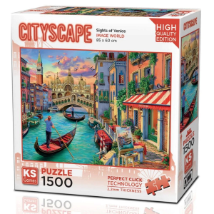 KS Games Sights of Venice Puzzle 1500 Parça 22029