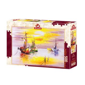 4578 AKŞAM GÜNEŞİ  / ART puzzle 500 parça