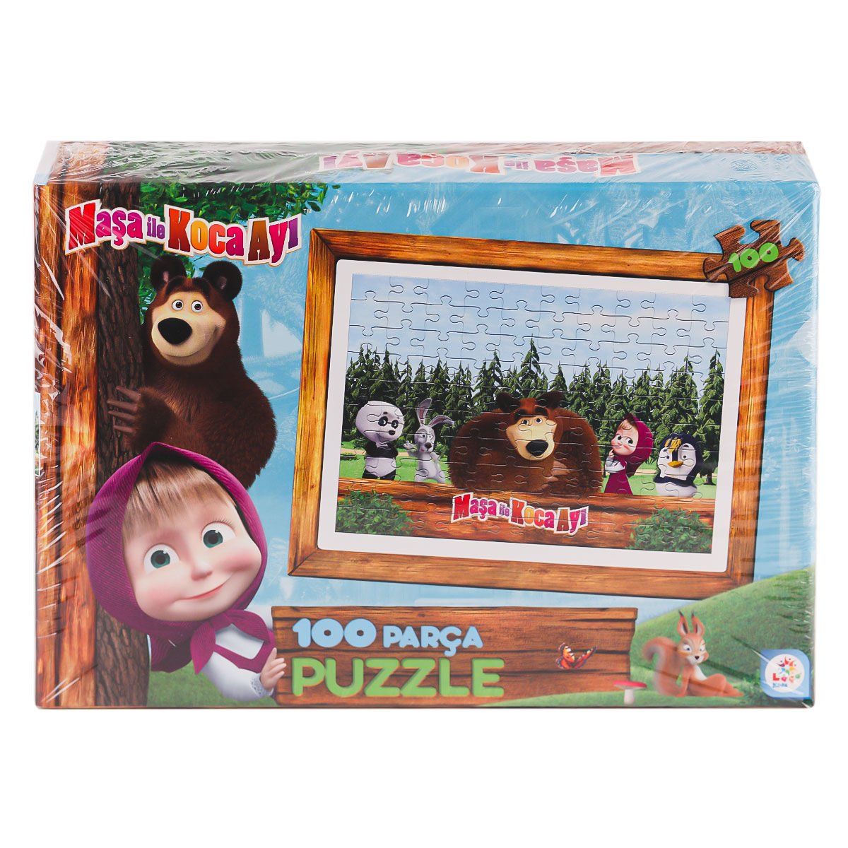 MS7966 Masha ve Koca Ayı 100 Parça Puzzle -Laçokids