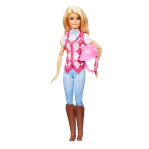 HXJ38 Barbie Binici Bebek - Malibu -Barbie Mysteries: The Great Horse Chase