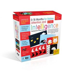 0-18 Month for Babies Attention and Intelligence Development Game Cards