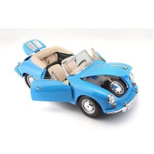 12025 Burago 1:18 Porsche 356B Cabriolet 1961 Model Araba