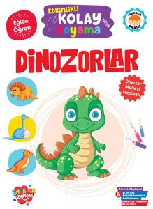 Etkinlikli Kolay Boyama – Dinozorlar