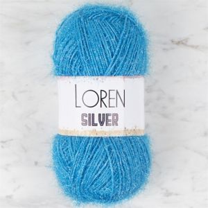 Loren Silver Mavi El Örgü İpi - RS0003 - 34090