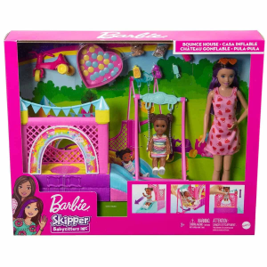 Barbie Bebek Bakıcısı Skipper Oyun Evi Seti HHB67