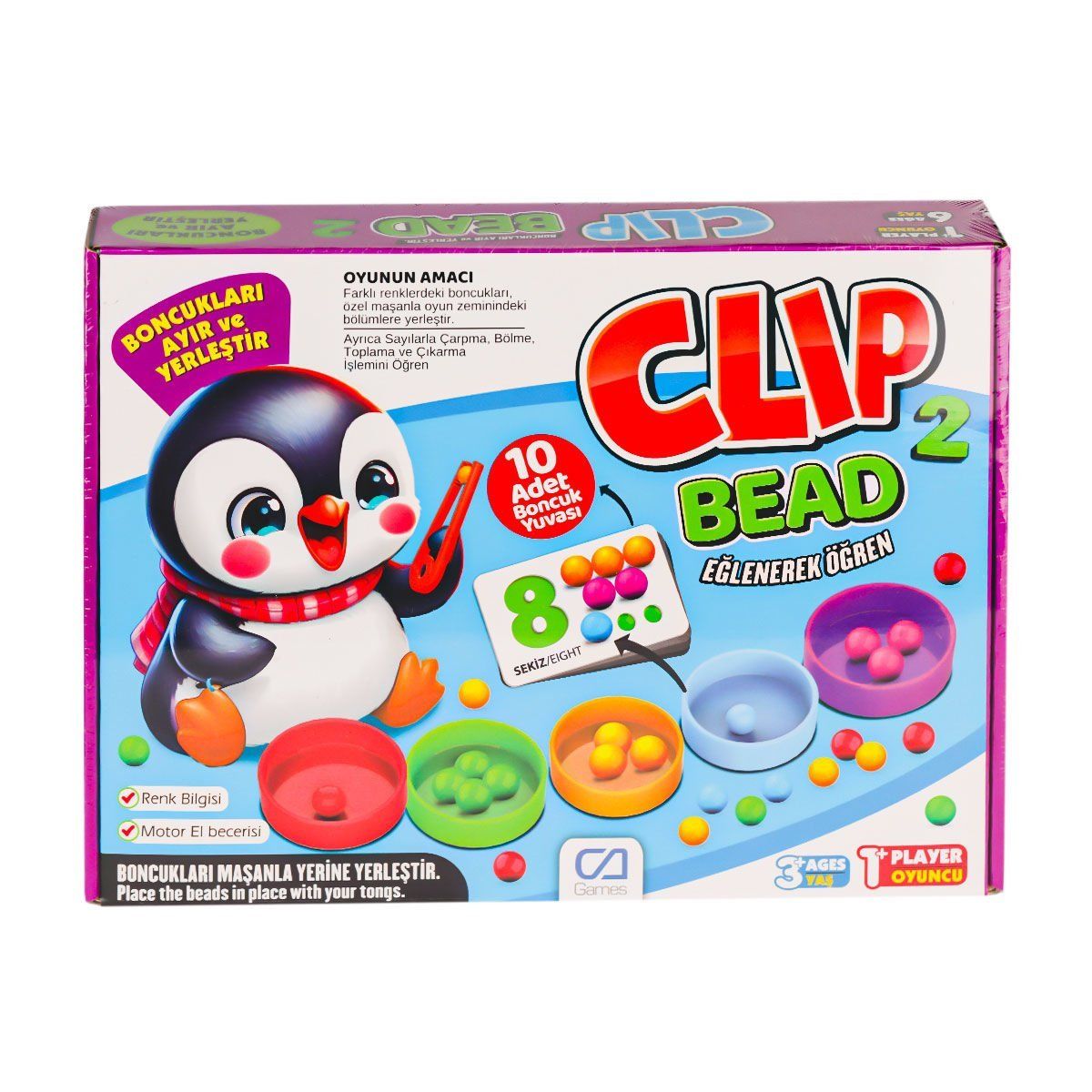 CAPLS-5286 Clip Bead Kutu Oyunu -CA Games