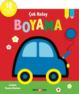 Çok Kolay Boyama Arabalı Resim Kitabım