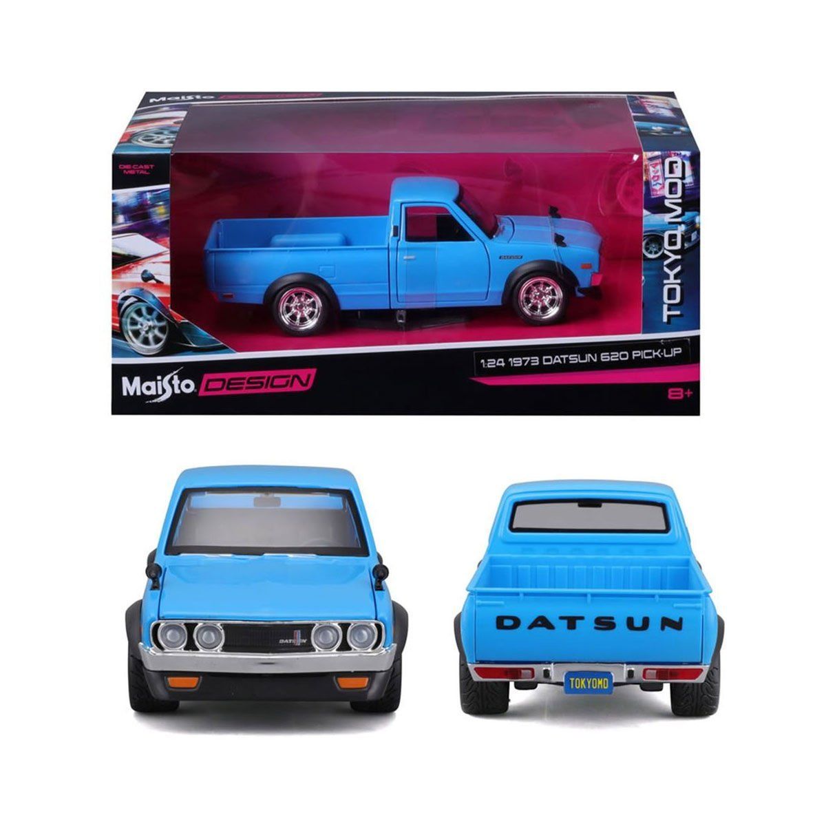 MAY 32528 1973 Datsun 620 Pick Up 1:24 Model Araba -Necotoys